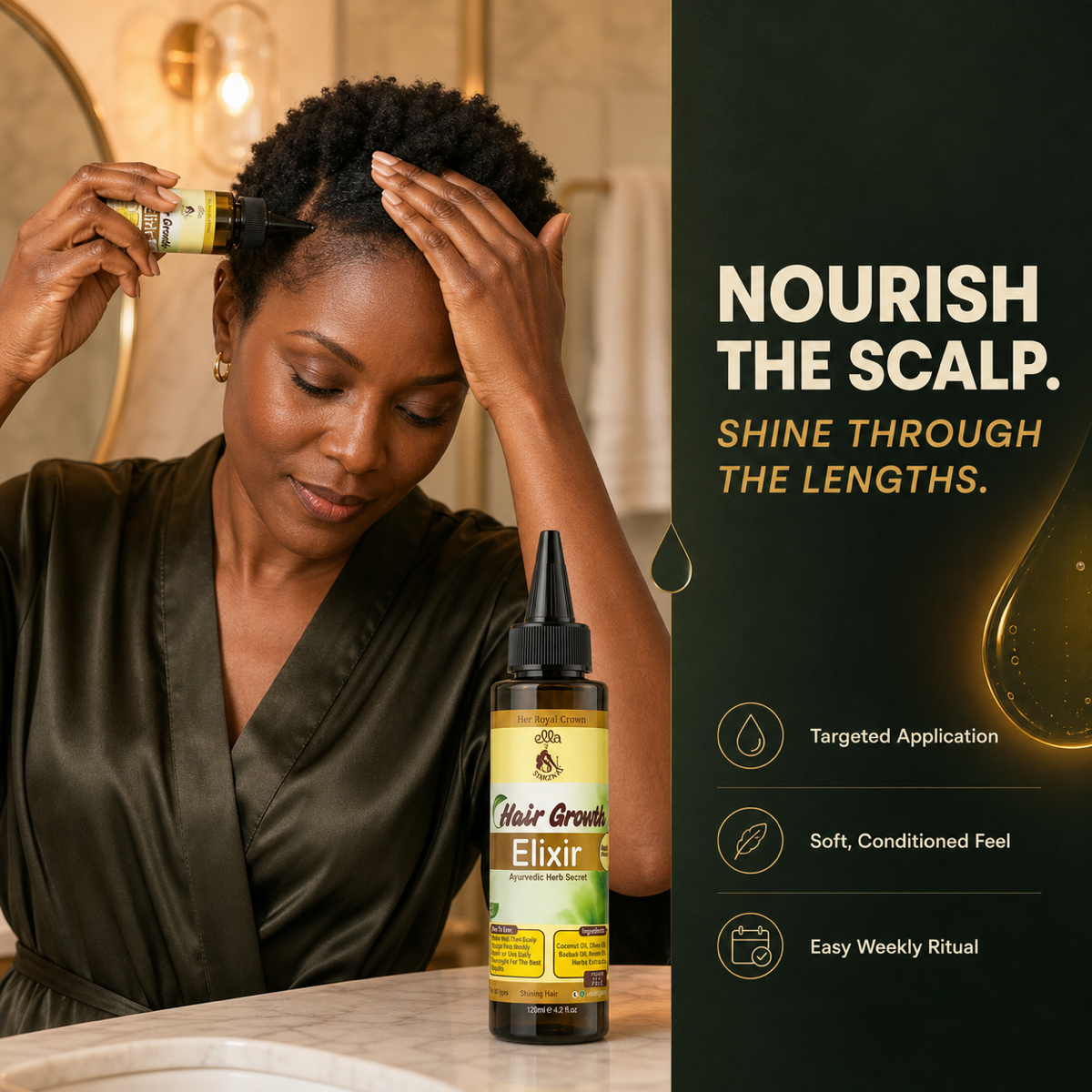 Ayurvedic Hair Growth Elixir Serum