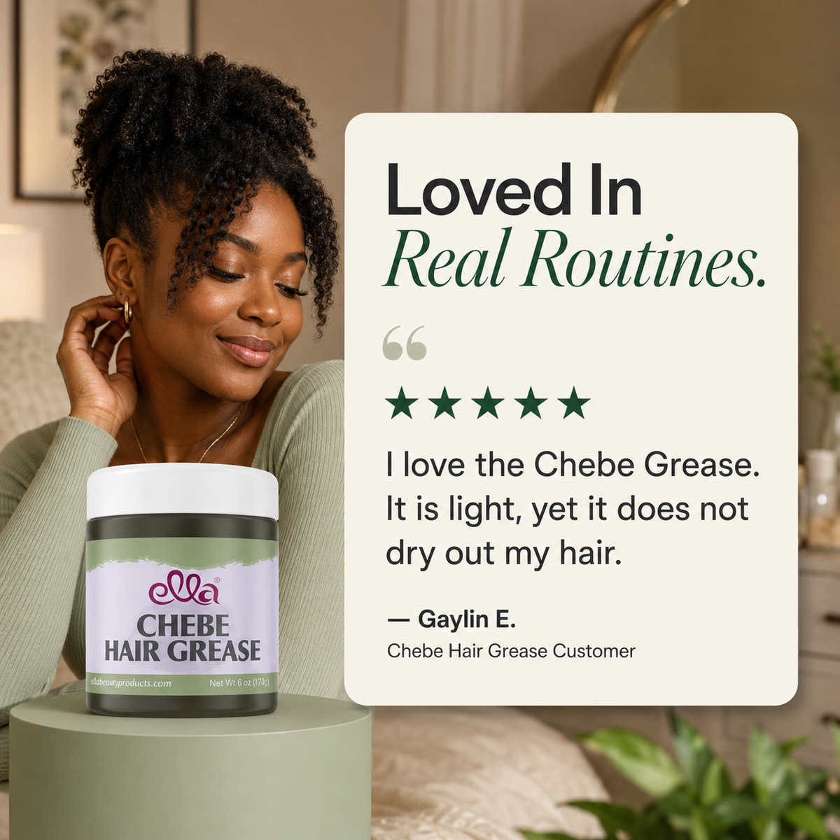 Chebe Hair Grease – Moisture & Length Retention