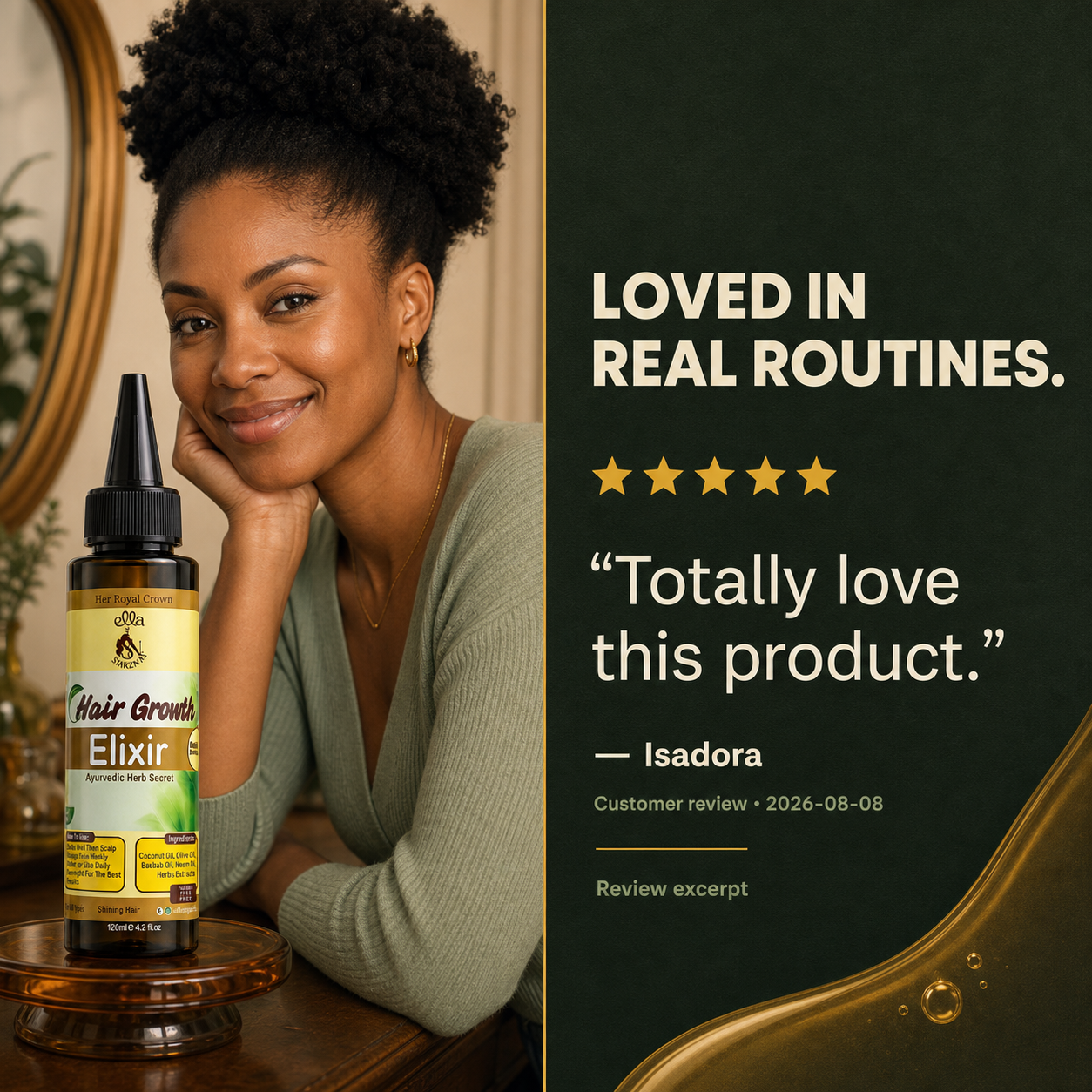 Ayurvedic Hair Growth Elixir Serum